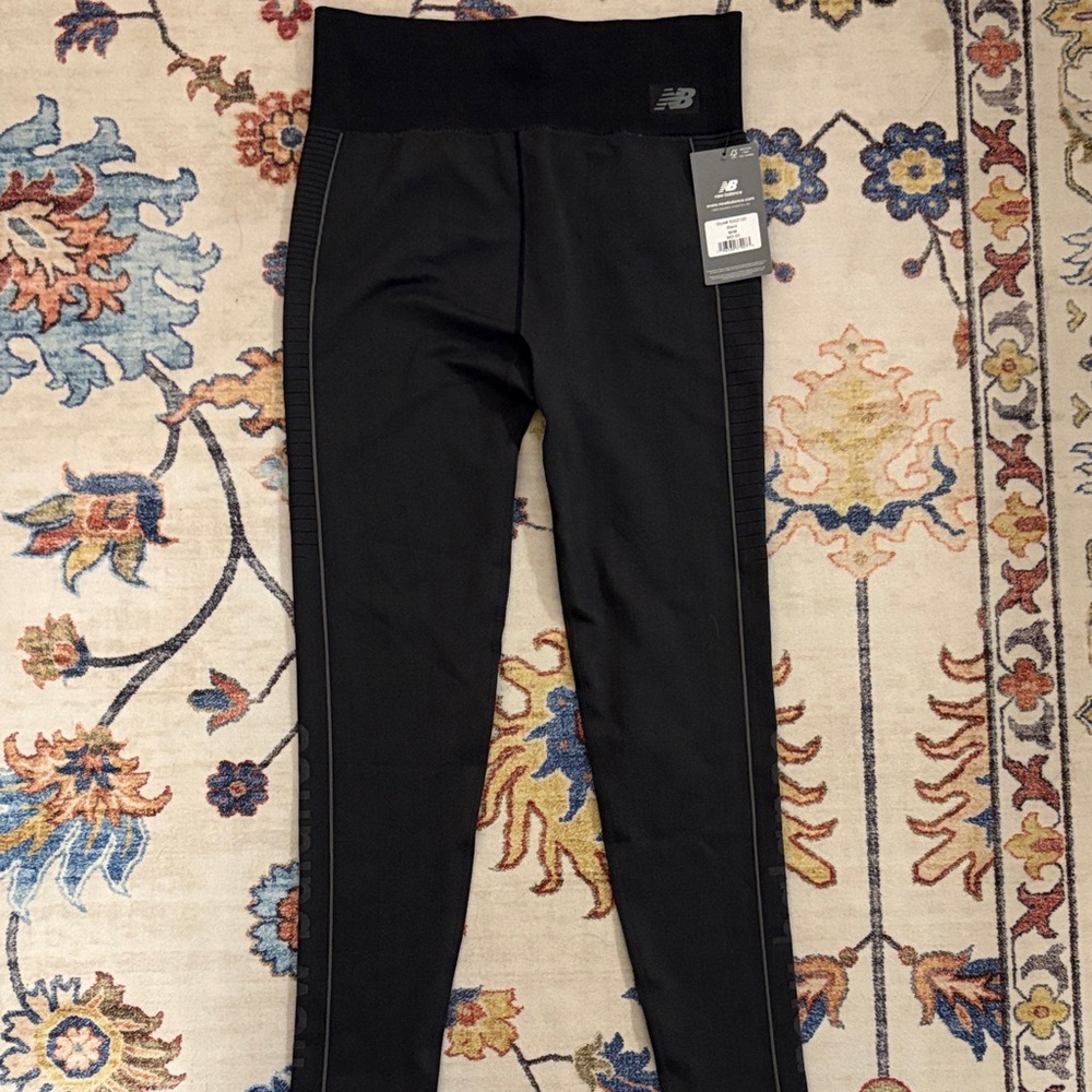 New Balance Black High-Waist Performance Leggings